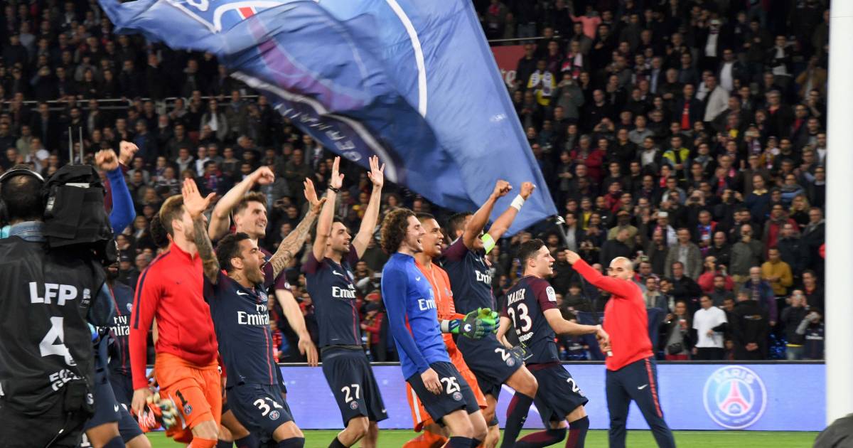 Meunier Viert Titel Van Psg Met Belgische Orval Of Een Leffe Steun Uit Belgie Is Heel Belangrijk Voor Mij Ligue 1 Hln Be