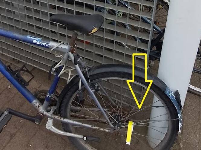 NMBS organiseert weesfietsacties; fietsen met label worden verwijderd 