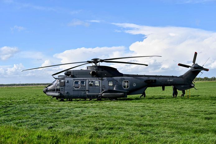 Helikopter heeft voorzorgslanding gemaakt in Teteringen.