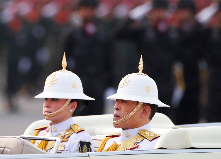 De Thaise koning Vajiralongkorn. Beeld EPA