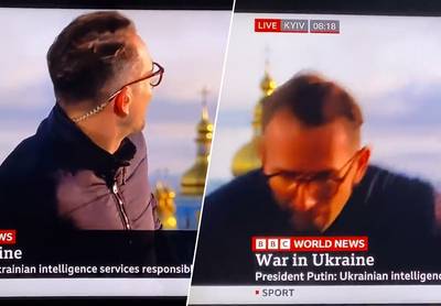 Kiev sous les bombes: un journaliste de la BBC contraint de s'abriter en plein direct