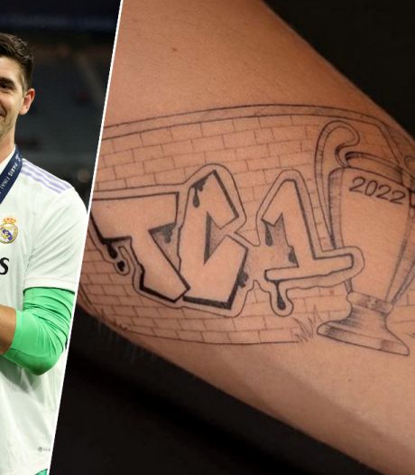 Un rêve devenu réalité et immortalisé: Thibaut Courtois se tatoue la Ligue des Champions sur le bras