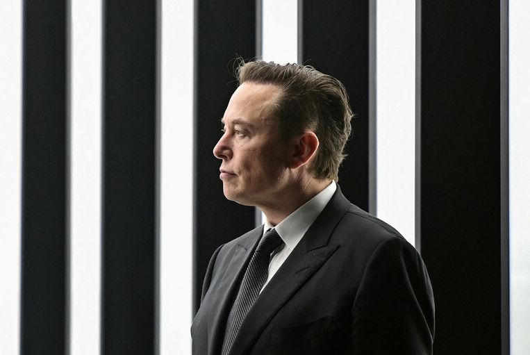 Aechiefbeeld van Elon Musk in Duitsland vorig jaar. Beeld via REUTERS