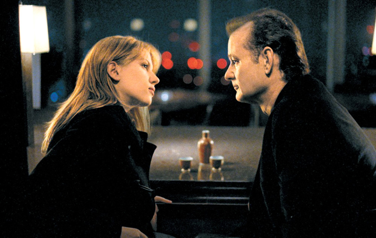 Scarlett Johansson en Bill Murray in 'Lost in Translation'. Beeld rv