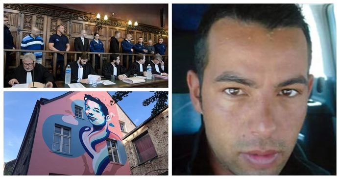 Drie van de vier beschuldigden van de homofobe moord op Luikenaar Ihsane Jarfi (32) kregen levenslang. In 2018 werd in Brussel een muurschildering onthuld.