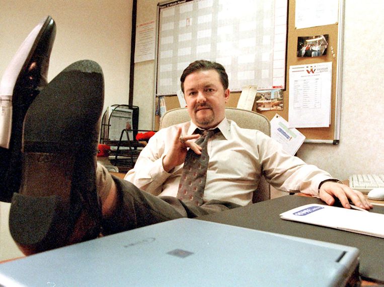 Gervais in ‘The Office’. Beeld 