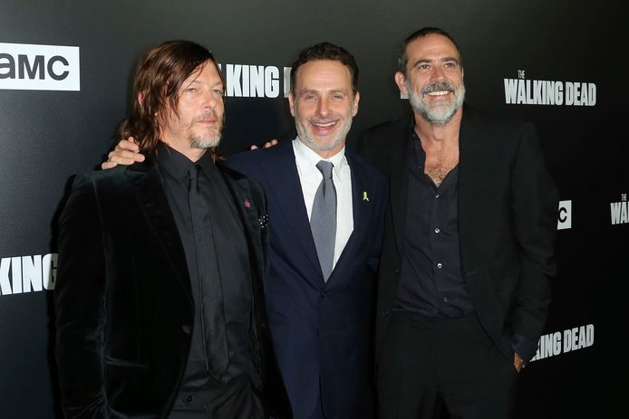 Norman Reedus (Daryl),  Andrew Lincoln (Rick) en Jeffrey Dean Morgan (Negan) zijn de beste maatjes geworden op de set van 'The Walking Dead'.
