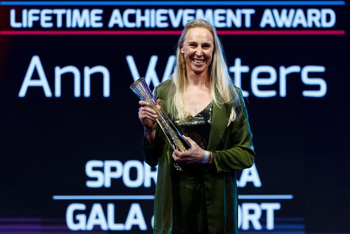 Ann Wauters won vorige week de lifetime achievement award op het Sportgala.