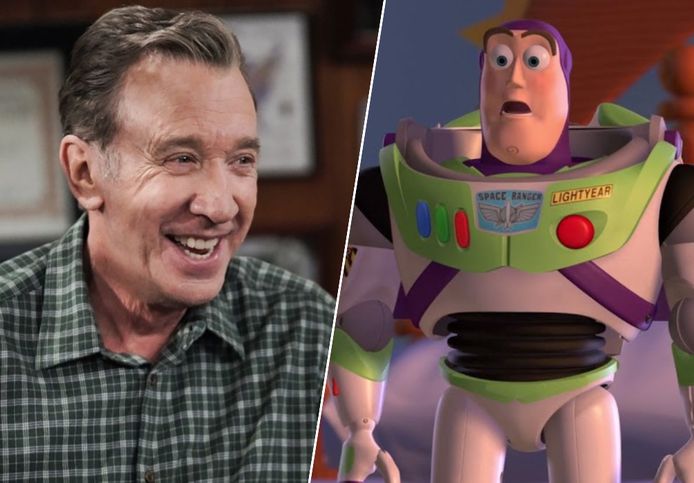 Tim Allen en Buzz Lightyear in 'Toy Story'