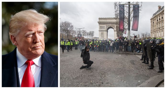 De Franse minister van Buitenlandse Zaken Jean-Yves Le Drian wil dat de de Amerikaanse president Trump zich niet bemoeit met het binnenlands beleid van Frankrijk.