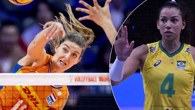 Anne Buijs speelt op WK volleybal tegen haar Braziliaanse verloofde: ‘Wij hebben nooit een geheim gemaakt van onze relatie’