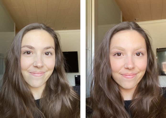 Redactrice Maaike testte het uit met concealer.