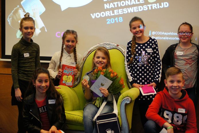 De voorleeskampioenen van Apeldoorn.