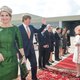Koninklijk paar bij herdenking slavernij