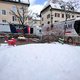 Sneeuw nu ook spelbreker in Romandië, waar etappe flink wordt ingekort