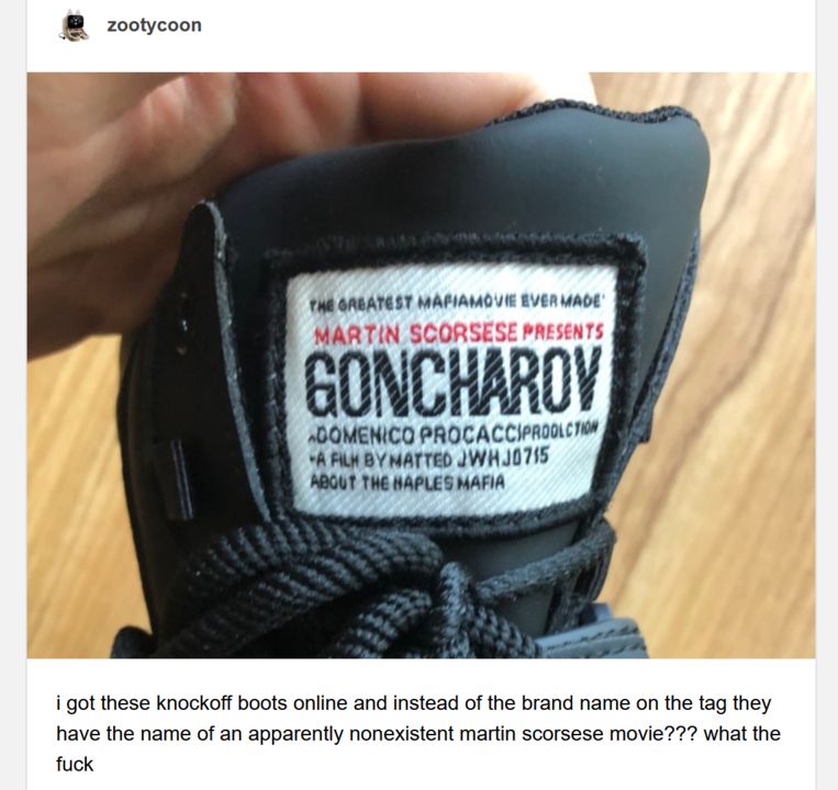 De blogpost waar voor het eerst naar ‘Goncharov’ verwezen werd. Beeld rr