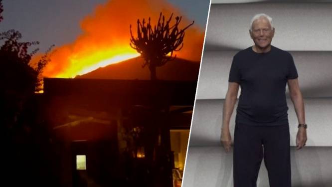 Giorgio Armani en 30 toeristen geëvacueerd door hevige bosbrand op Italiaans eiland