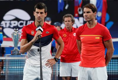 Djokovic et Nadal présents à la deuxième édition de l’ATP Cup