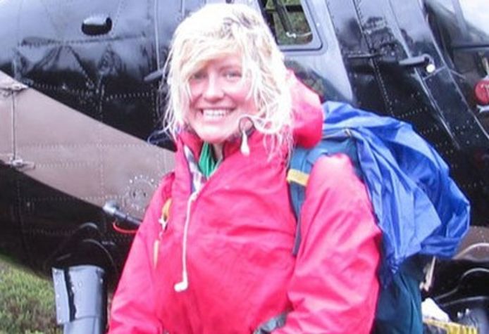 De 34-jarige avonturierster Katharina Groene.