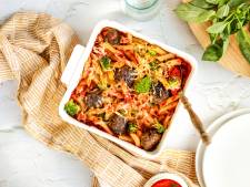 Wat Eten We Vandaag: Pasta ovenschotel met broccoli en gehaktballetjes