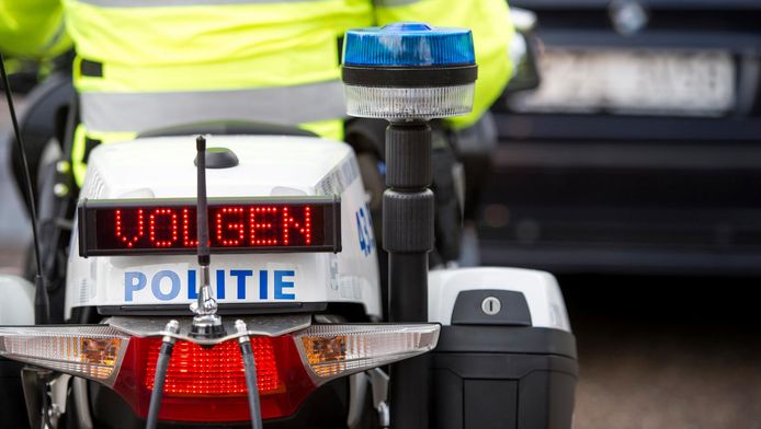 De motorrijder reed 128 kilometer per uur op een weg waar 50 is toegestaan.