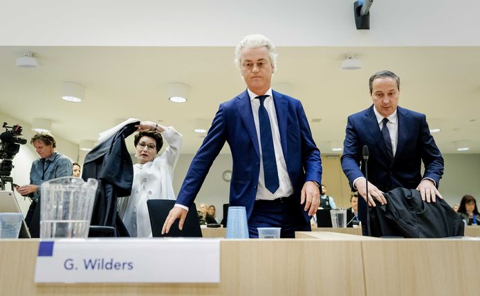 Geert Wilders staat onder meer terecht voor het aanzetten tot haat