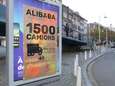 Des affiches placardées à Liège pour manifester contre l’implantation d’Alibaba