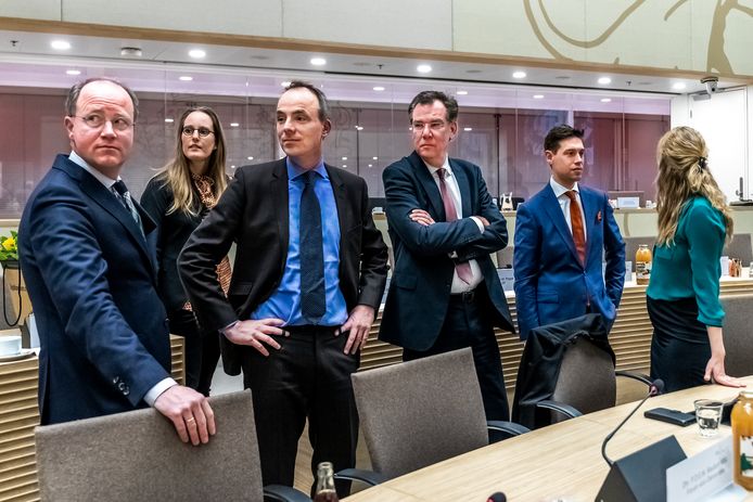 De fractie van Forum voor Democratie in 2019 in de Statenzaal.
