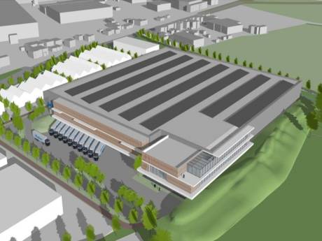 Drie voetbalvelden groot en 12 meter hoog: zo komt de nieuwe ‘blokkendoos’ in het groen eruit te zien