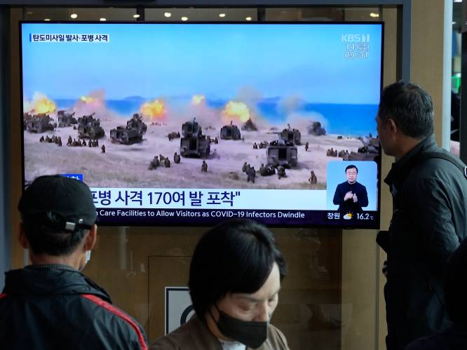 Noord-Korea vuurt artilleriegranaten af, volgens Zuid-Koreaans leger
