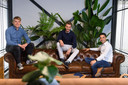 Vlnr: Luuk Rouwhorst, Bram Lucas en Stefano Golia, sinds vorig jaar samen eigenaar van Team Nijhuis.