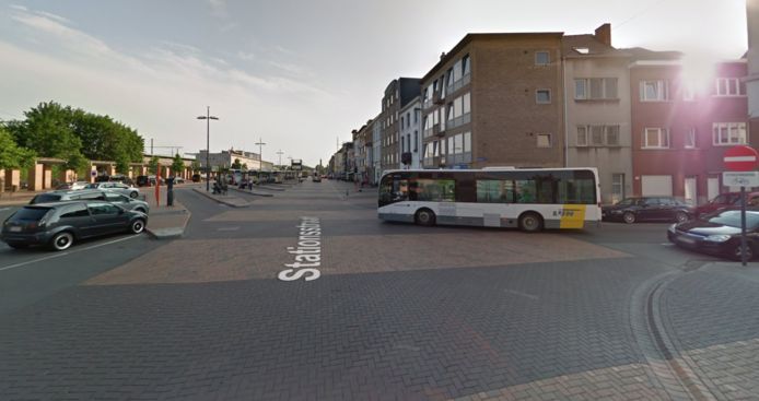 De stationsomgeving in Mechelen.