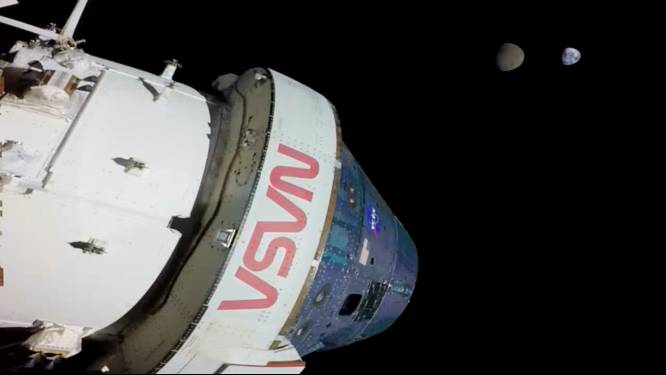Record voor NASA met raket Orion: nooit eerder was vaartuig voor mensen zo ver van de aarde