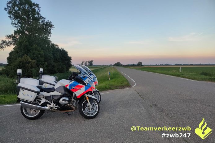 Snelheidscontrole in Werkendam.