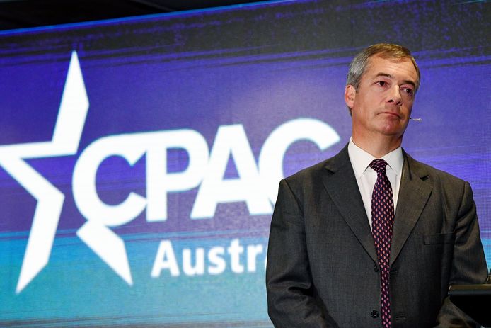 Farage deed zijn uitspraken tijdens een toespraak op de Conservative Political Action Conference (CPAC) in Sydney.