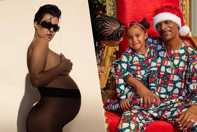 CELEB 24/7. Kourtney Kardashian schittert met blote babybuik en Snoopdogg telt af tot zijn favoriete feestdag