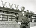 Jan Reker in zijn tijd als trainer van VVV, in 1979.