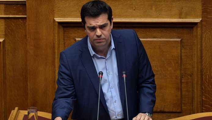 De Griekse minister-president Tsipras