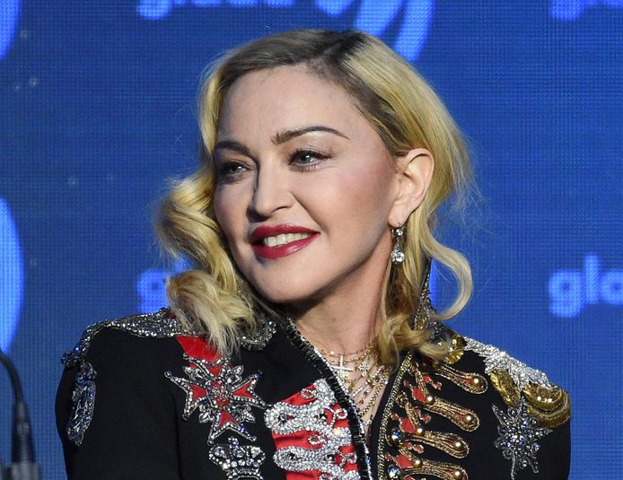 Madonna op de GLAAD Media Awards in 2019.