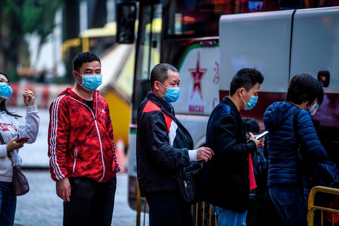 Image d'archive de touristes chinois à Macao.