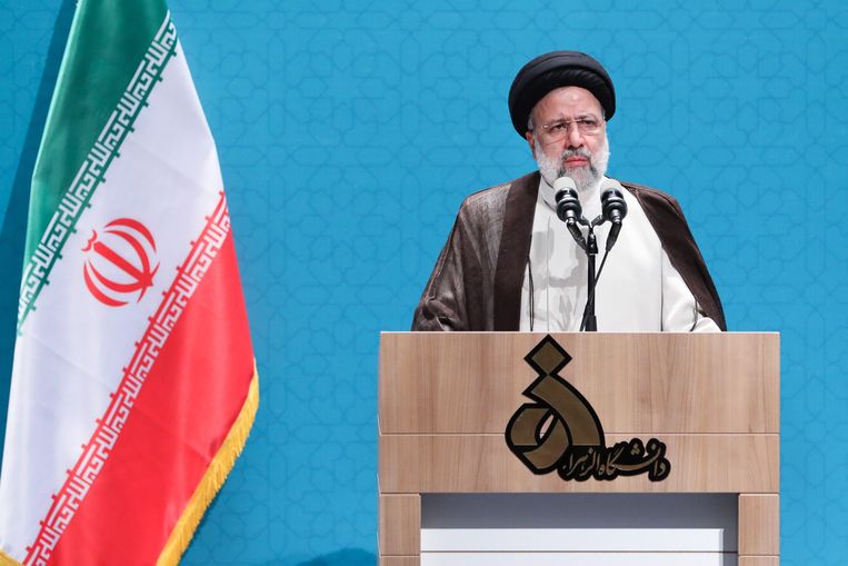 De Iraanse president Ebrahim Raisi. Beeld ANP / EPA
