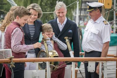 Aangepast programma koning Filip door kapseizen zeiljacht