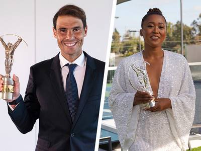 Nadal en Osaka pakken ook zonder te tennissen prijzen met virtuele Laureus Awards