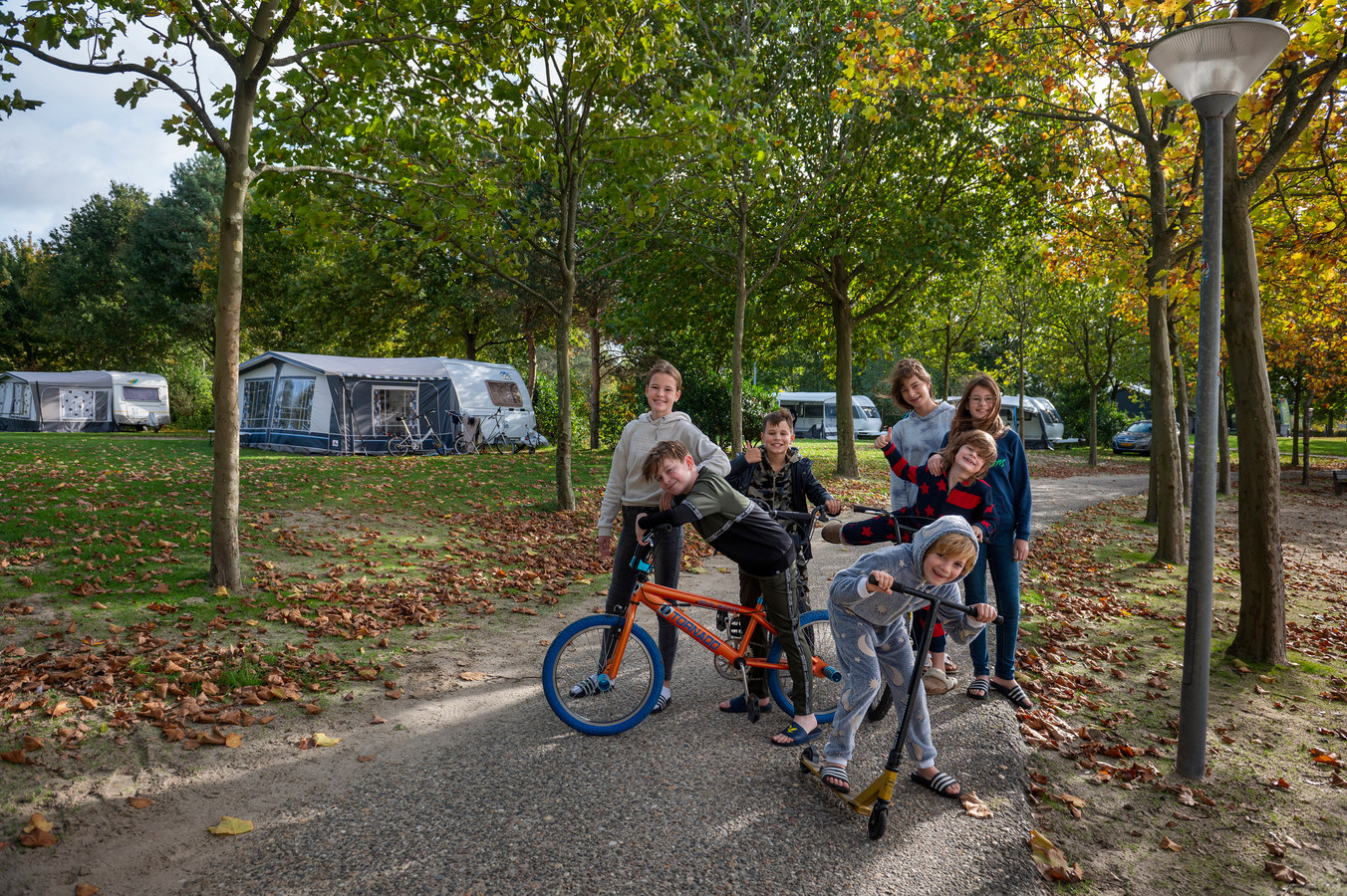Adverteren voor kamperen in de herfst? Even niet op Kurenpolder Foto AD.nl
