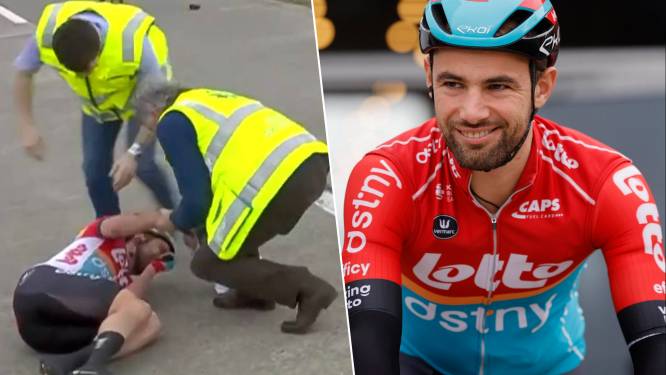 Victor Campenaerts breekt ruggenwervel bij zware val in Bredene Koksijde Classic en kan streep trekken door voorjaar