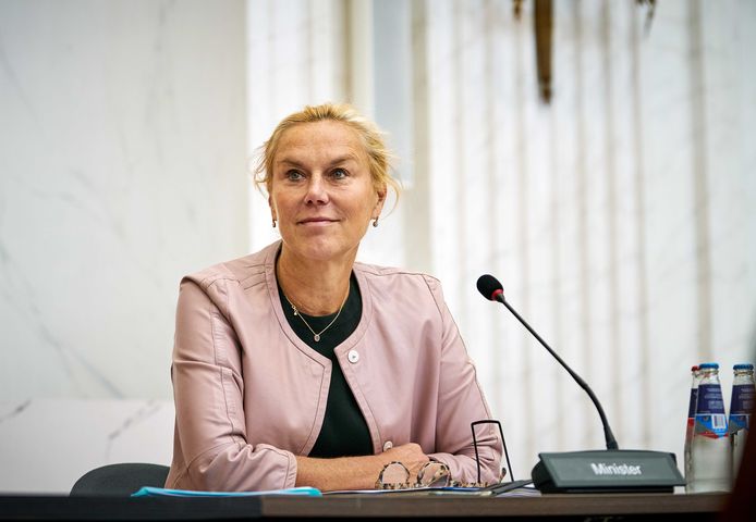 Minister Sigrid Kaag voor Buitenlandse Handel en Ontwikkelingssamenwerking.