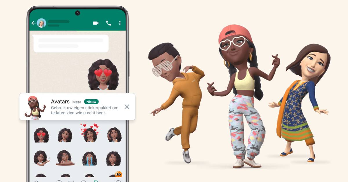 WhatsApp publie des avatars 3D pour les autocollants et la photo de profil |  Multimédia