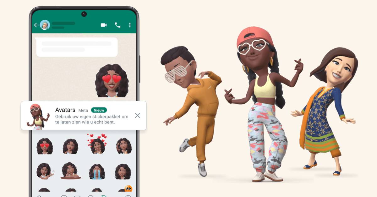 WhatsApp brengt 3d-avatars voor stickers en profielfoto uit ...