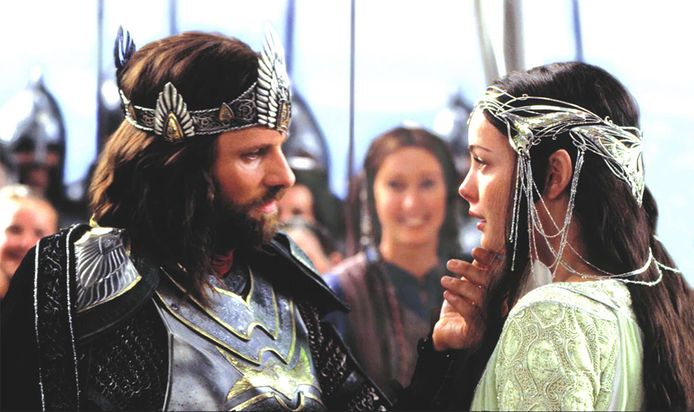 Aragorn en Arwen, in de film gespeeld door Liv Tyler