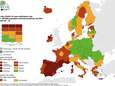 La France passe presque entièrement au rouge sur la carte de l’ECDC